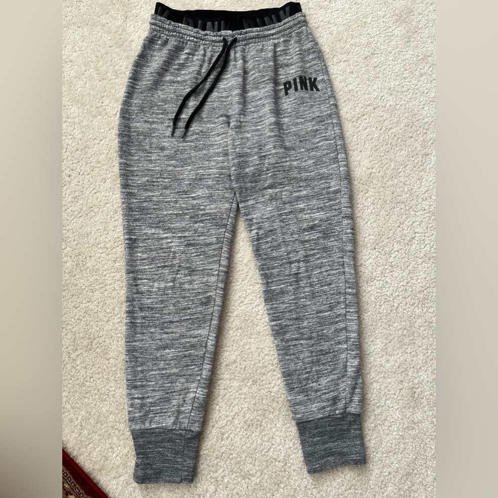 Victoria’s Secret Pink sweatpants.